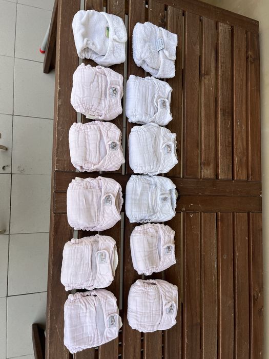 Fraldas reutilizáveis RN - MITA, Litle Lamb, Grovia, Bababoo e Popus