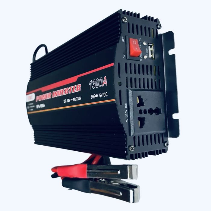 Продам инвертор 12В–220В 1300 Вт с зарядкой аккумулятора. Гарантия