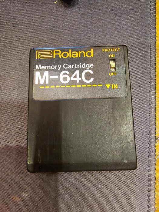 Cartucho de memória Roland M-64C, para AJ2, TR-727, TR-909, JX-8P, JX-10