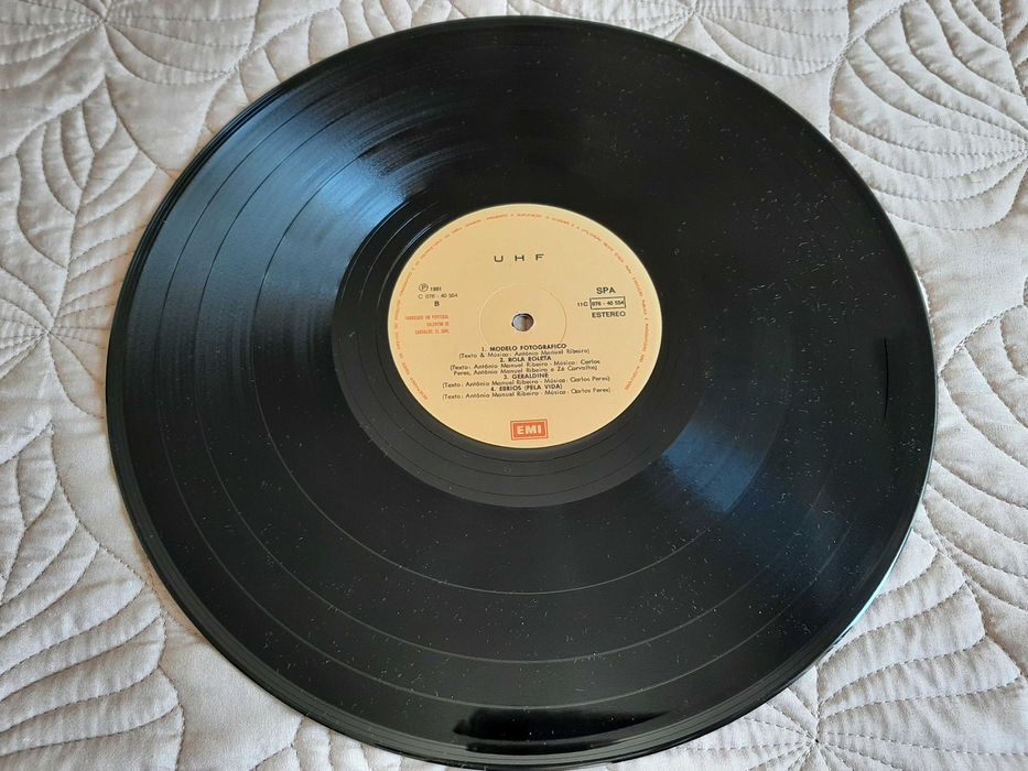 UHF - À Flor da Pele - Portugal - Vinil LP