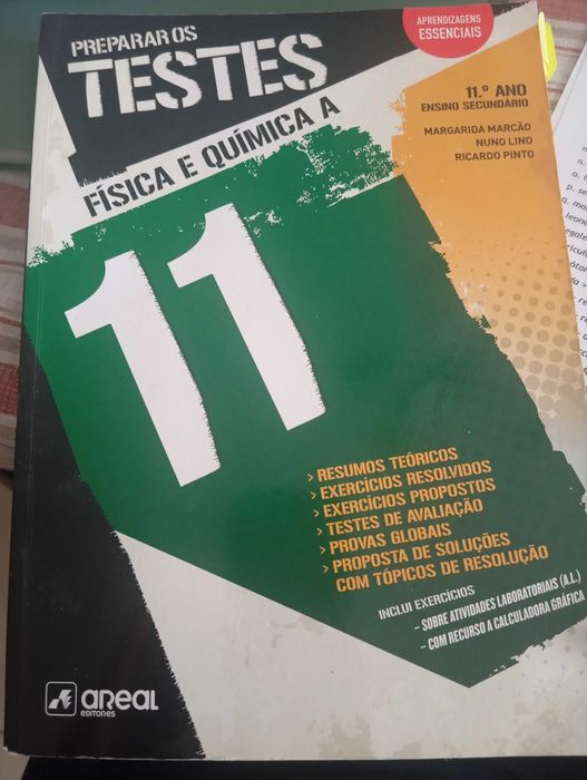 Prepara os testes física e química 11 Areal