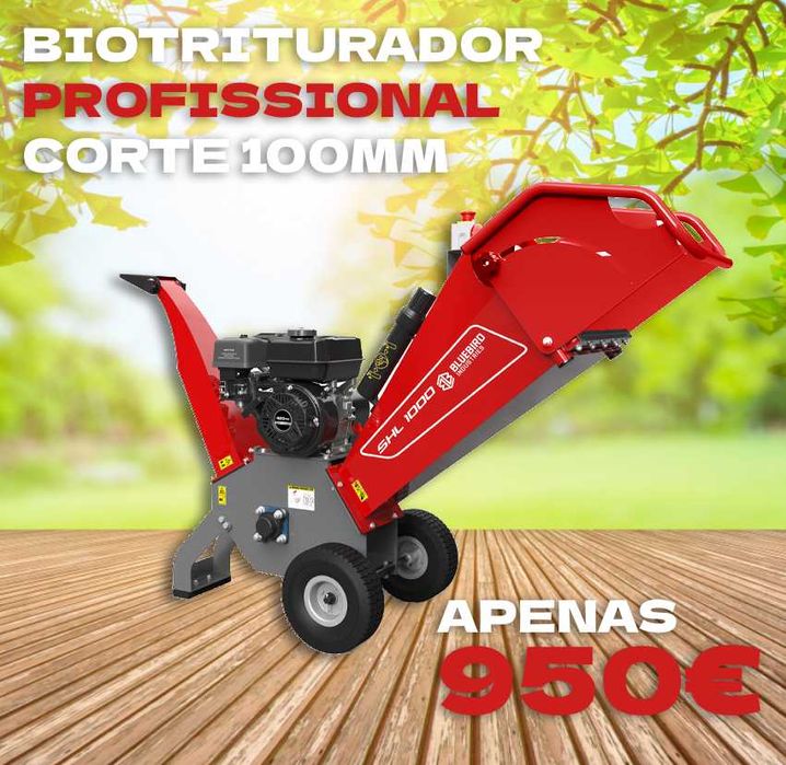 Biotriturador Profissional Corte 100mm BLUE BIRD SHL 1000 LL29