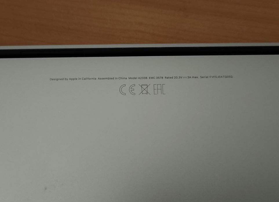 Ноутбук Macbook Pro 2020 a2338 M1 16/256
