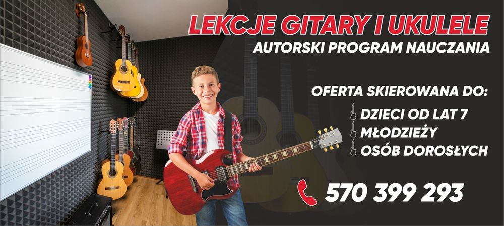Lekcje gry na gitarze