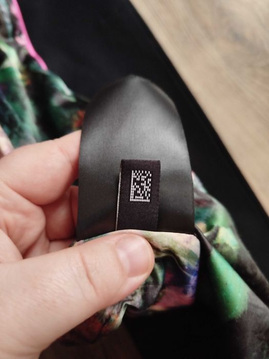 Płaszcz damski Ted Baker wełna kaszmir skóra