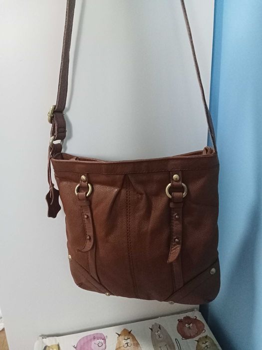 Практична якісна сумка кросбоді Next . Натуральна шкіра