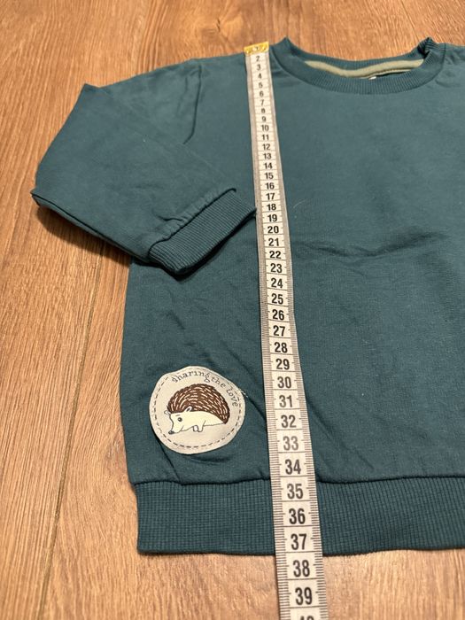 Ciemno zielona bluza chłopięca So Cute r. 92 98 bluzka jeż jeżyk