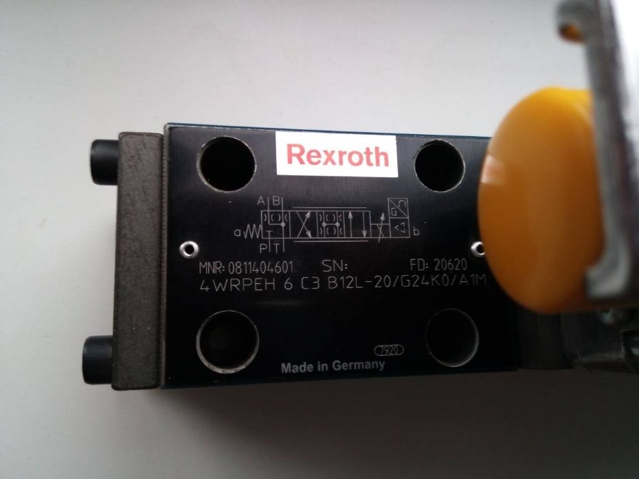 Клапан, гідравлічний, bosh rexroth, 4wrpeh 6 c3 b12l-20/g24k0/a