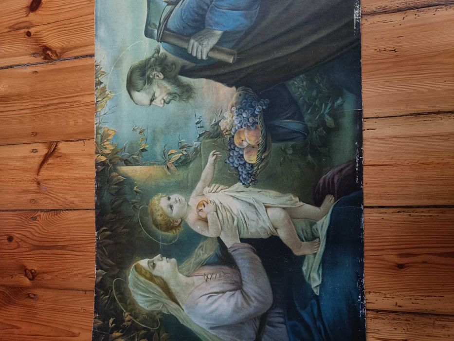 oleodruk święta rodzina obraz święty dewocjonalia