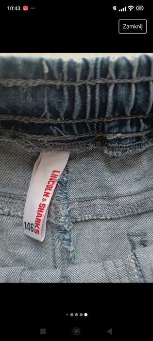 Chłopięce szorty jeansowe