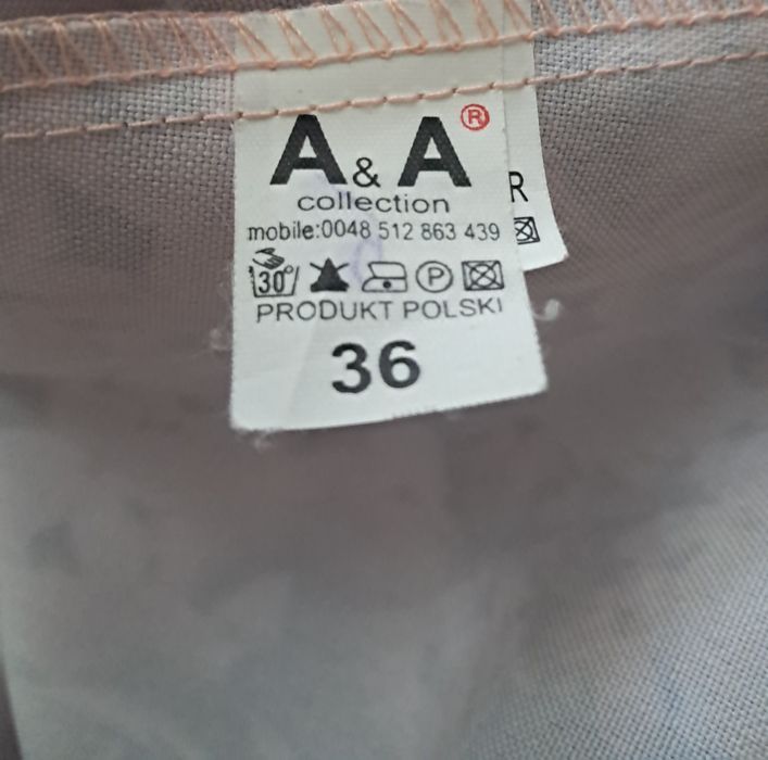 Krótka sukienka z kieszeniami  - 36