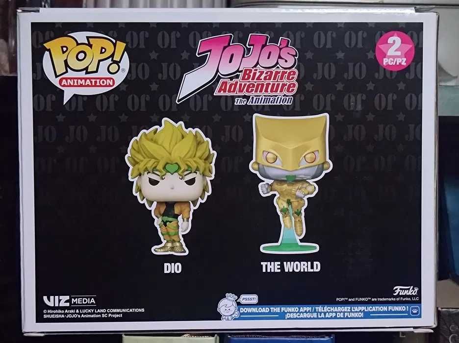 Funko Pop Jojo Bizarre Adventure Dio & The World