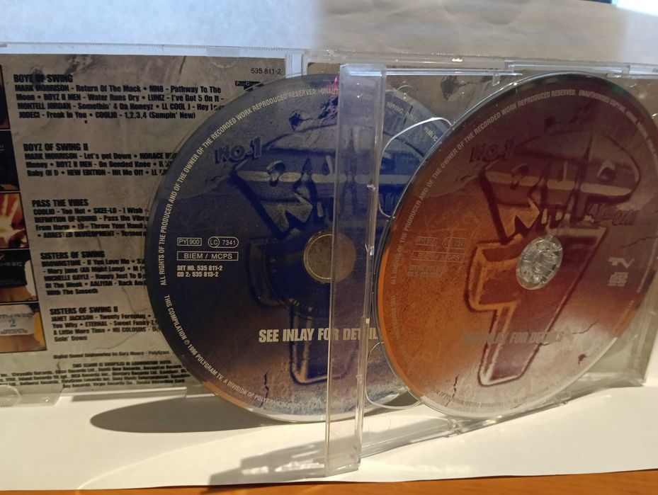 cd Compilação nr1 Rap Album (2cd) Muito Raro!!