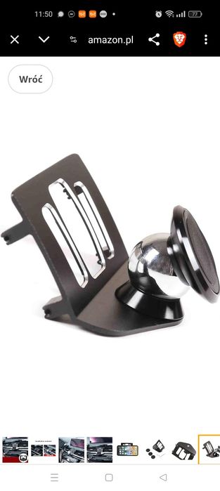 Magnetyczny uchwyt na telefon iPhone