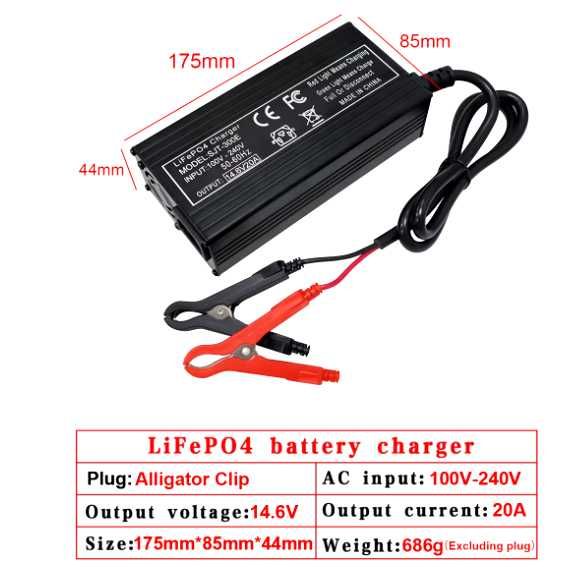 Зарядні пристрої LiFePo4 20А 14.6В  SJT-300E / Liitokala (видають 20А)