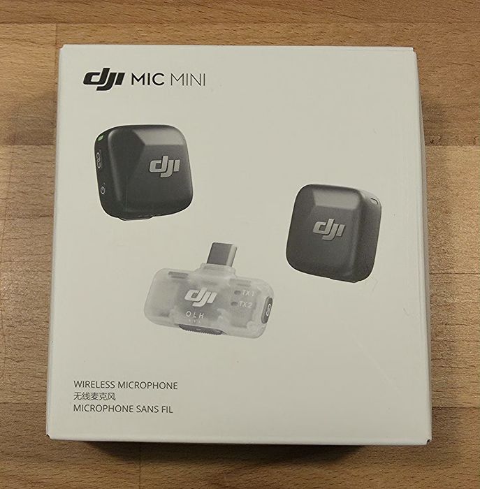 Nowy zestaw DJI Mic Mini adapter i 2 mikrofony 2 TX + 1 Mobile RX mikrofon bezprzewodowy stereo Pocket Action Osmo Warszawa