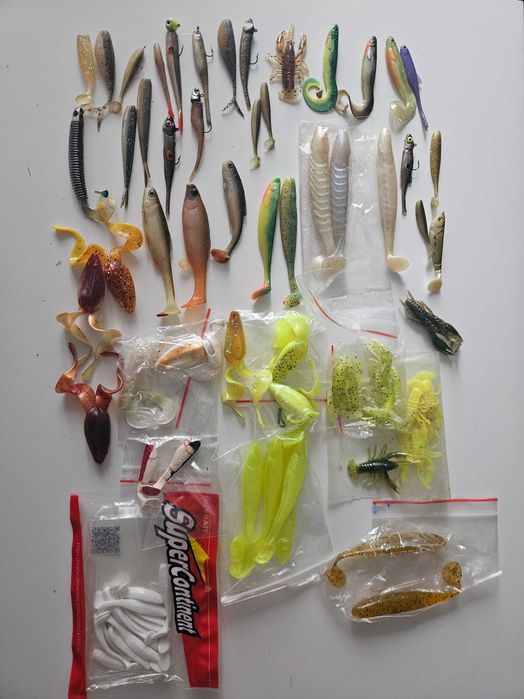 Zestaw przynęt gumowych