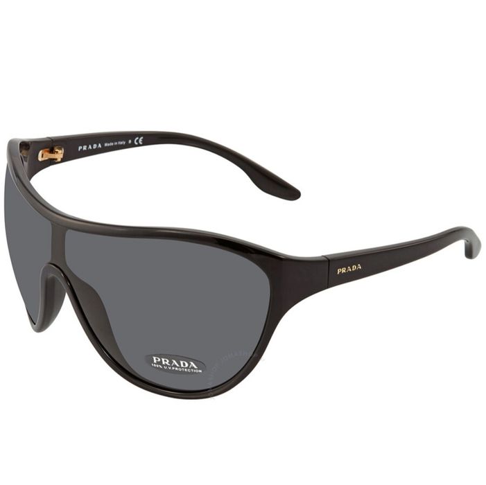 Женские солнцезащитные очки Prada SPR06Х SPR 06Х 1АВ 5S0 Shield Оригин
