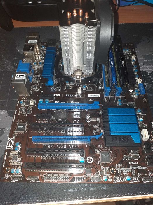 Mam do zaoferowania 

 MSI Z77A-G43 na socket LGA 1155.
 Płyta sprawna