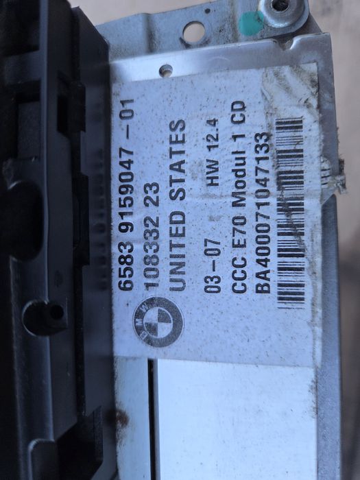 Radio bmw x5 e70