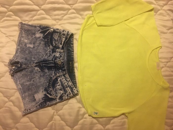 Conjunto camisola e calção