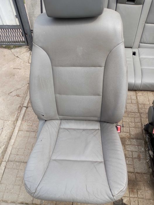 сидіння, диван, салон BMW e60 (Сіра шкіра)