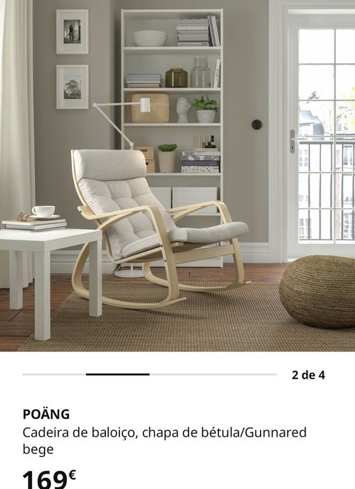 Cadeira de Baloiço IKEA POÄNG