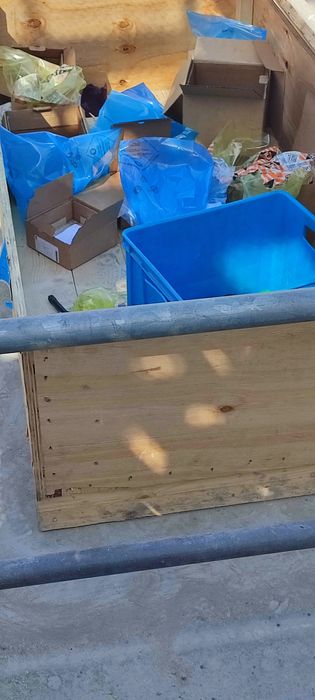 Arca em madeira marítimo