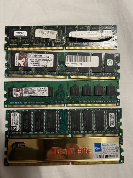 Memorias Ram, processador etc