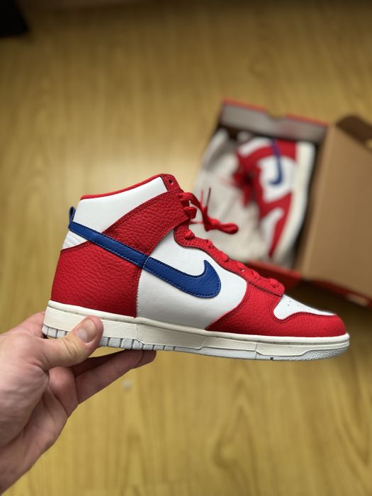 Оригінал! Кросівки  Nike Dunk High 4Th Of July (DX2661-100)