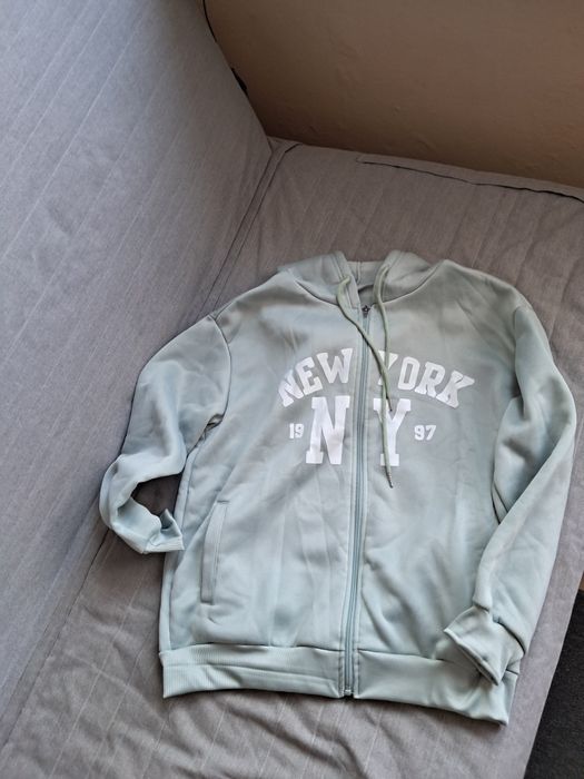 Bluza damska oliwkowa XL suwak
