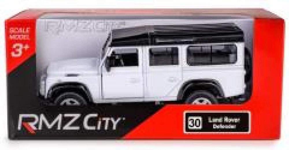 Land Rover Defender 110 - White pudełko,161x72 mm