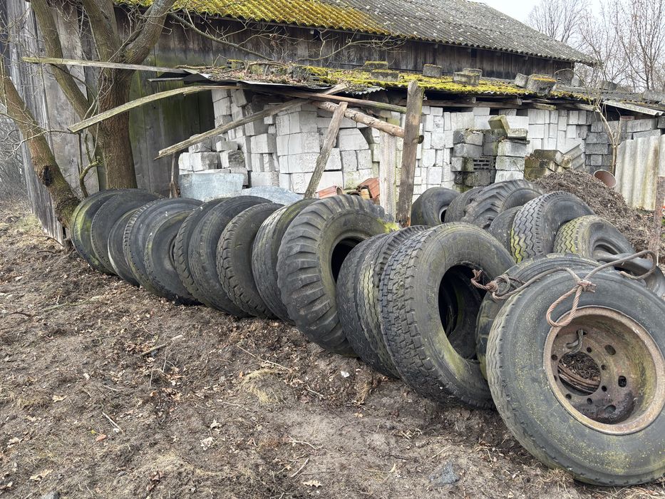 Oddam za darmo stare opony ciężarowe / rolnicze — odbiór własny