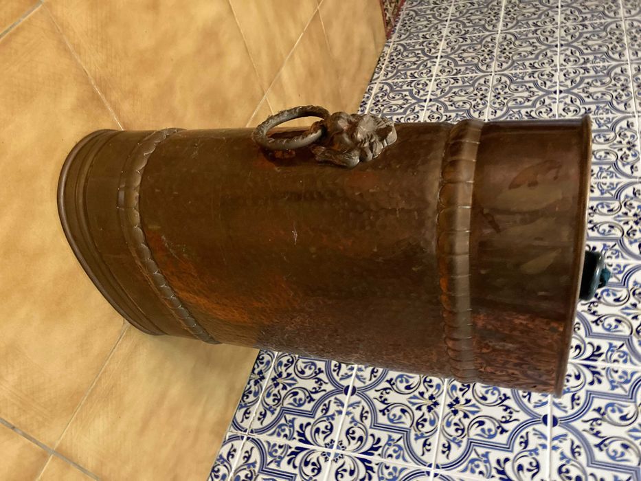 tapetes decorativos porta chapeu de chuva chapeleiro cobre cinzeiro pé