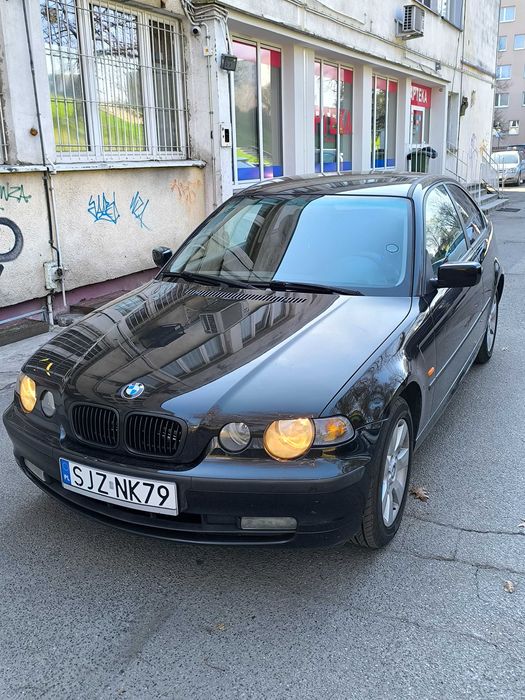 BMW E46 Compact 316Ti 1.8 Benzyna • Zadbany • Świeży PRZEGLĄD • Klima • Alu [IDEALNY POD PROJEKT]