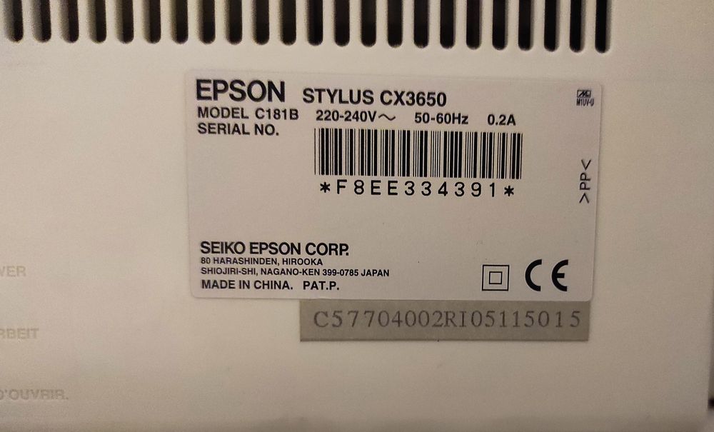 Impressora Epson Stylus CX3650
