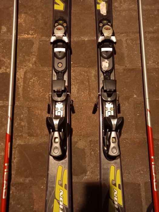 Narty VOLANT V3 EVOLUTION 76 i kijki HEAD kpl. 1wł. stan bdb