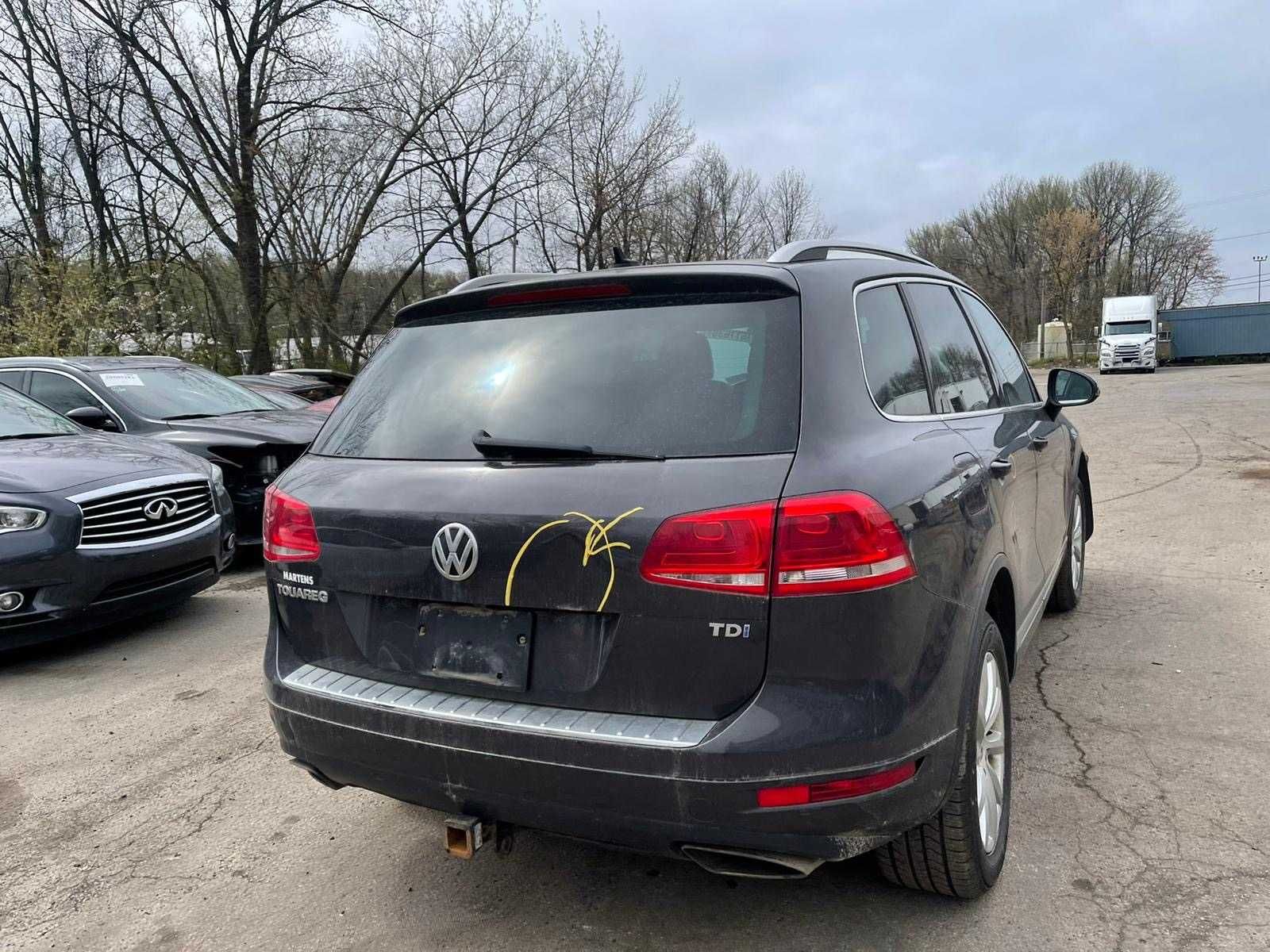 Бампер задний VW Touareg 2 7P NF Туарег 2 7П НФ шрот запчасти Разборка ...