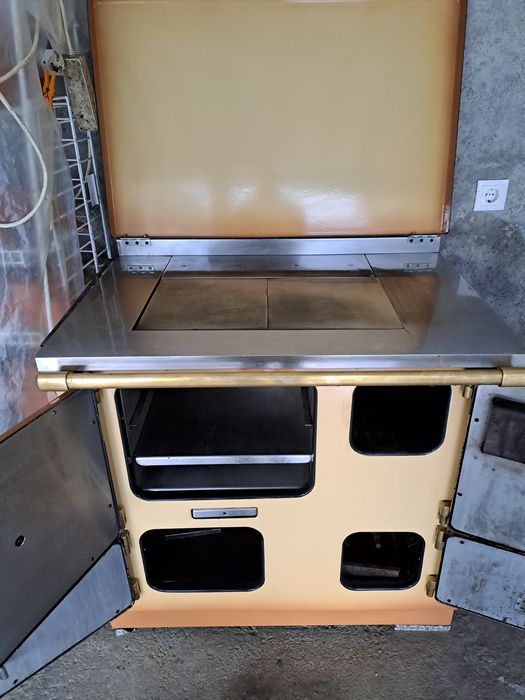 Fogão de lenha para que cimento