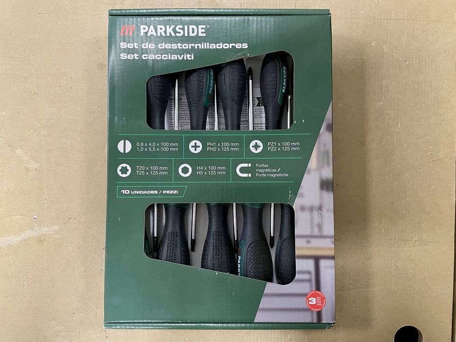 Набор отверток с магнитным наконечником (набор 10 шт) PARKSIDE