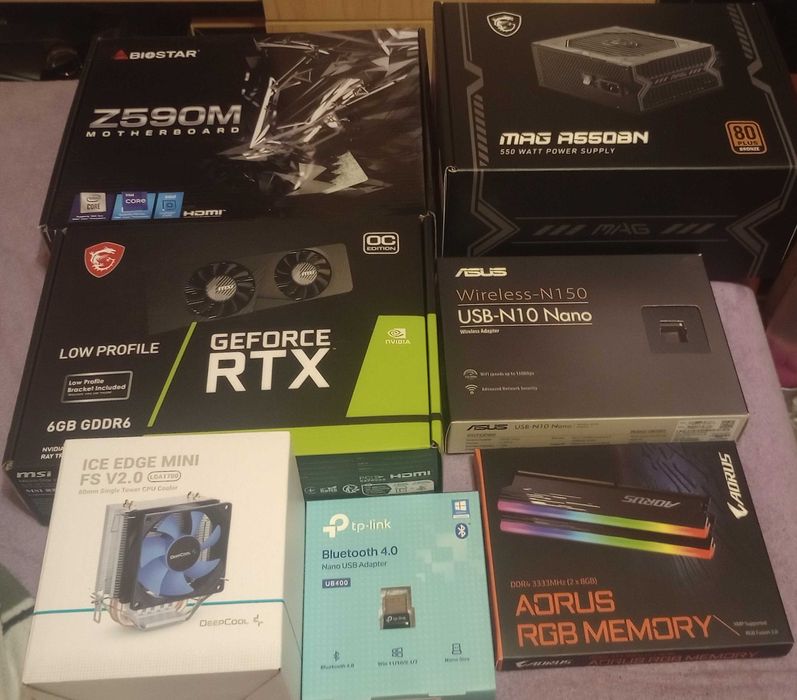 Nowy komputer gamingowy Intel i5 12x4,3GHz 1,5TB SSD RTX 3050 RAM 16GB