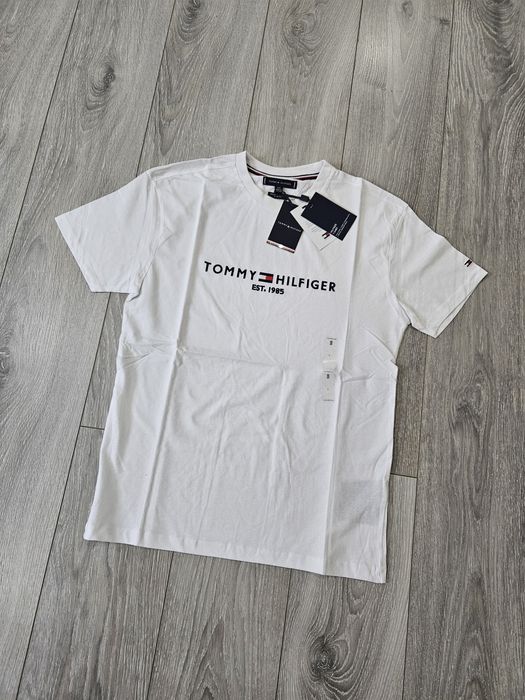 T-shirt męski Tommy Hilfiger rozmiar S kolor biały