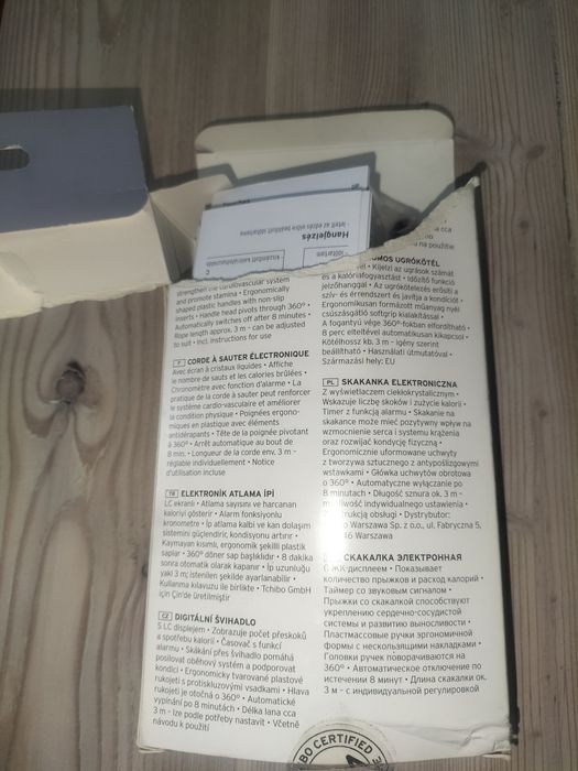 Nowa skakanka Tchibo elektroniczna z wyświetlaczem LC