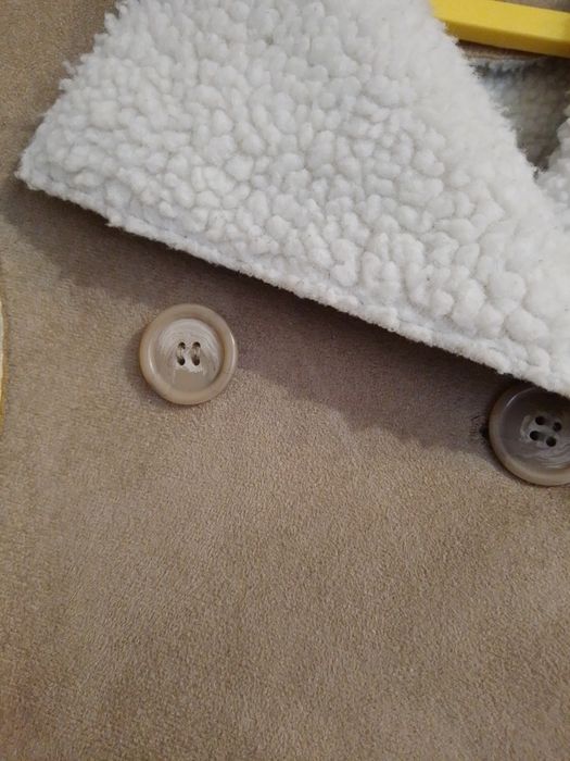 Плащ дубльонка. Кремового кольору