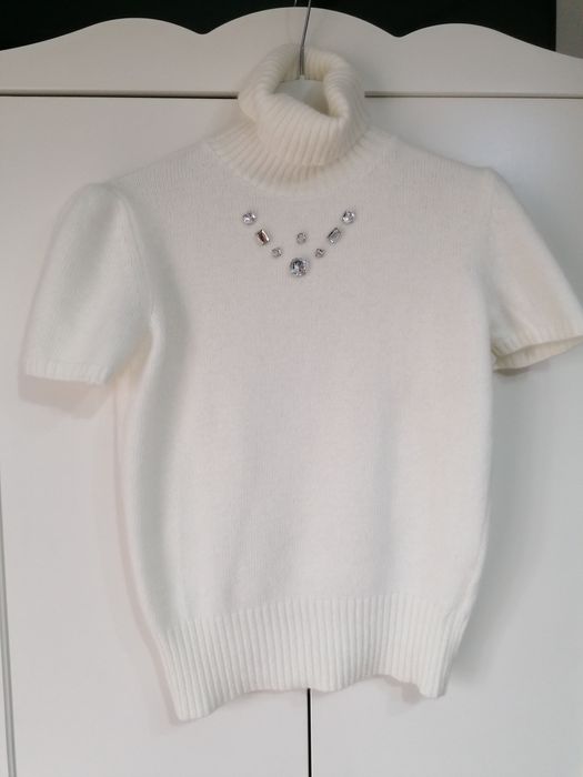 Camisola de lã com Pedraria