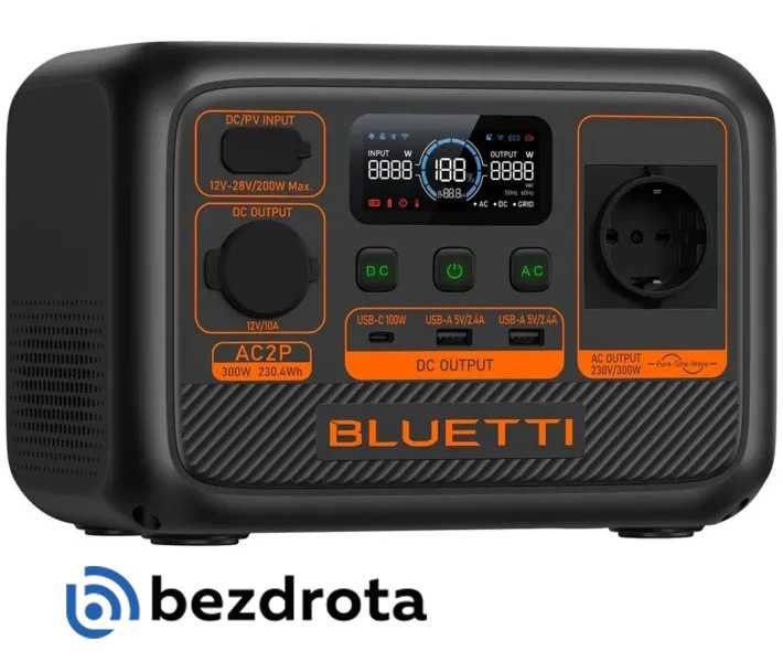 НОВА. Зарядна станція Bluetti AC2P (300W / 230.4Wh) LiFePO4. Гарантія АЛЛО 5 років