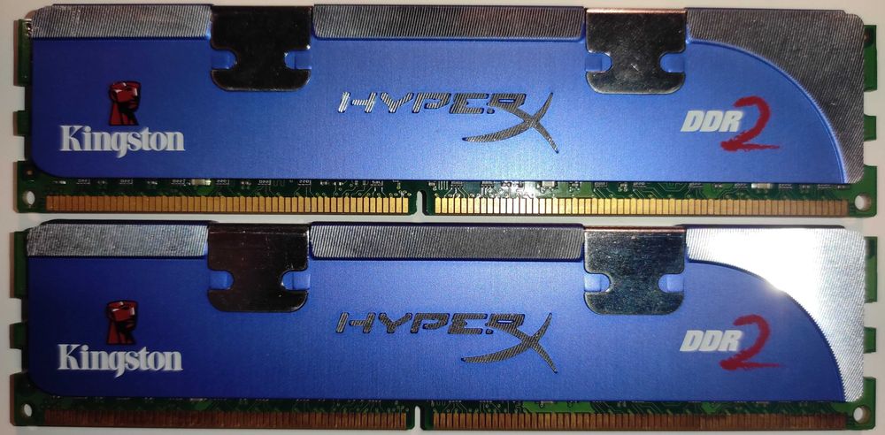 Пам'ять RAM Kingston HyperX 2GB (2x1GB) 1066MHz CL5