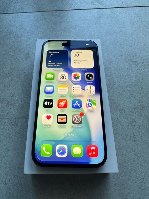 iPhone 15 Pro Czarny Black Titanium 91% kondycji baterii