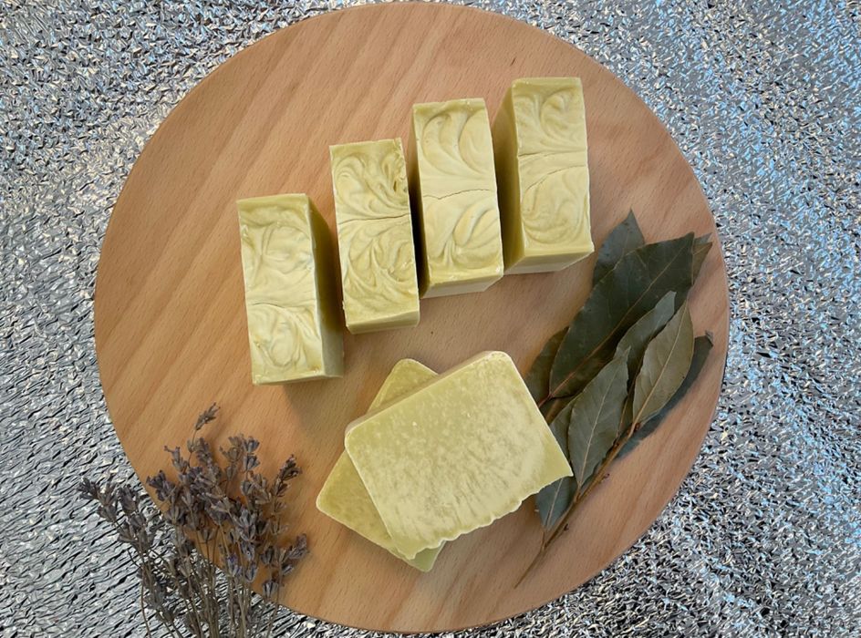 Нежное Мыло для Тела на Говяжем Жире с Лавром Лавандой Камфорой