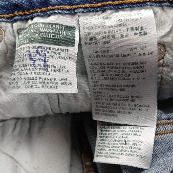 Spodenki damskie Levi's 501 Jeansowe rozm : L
